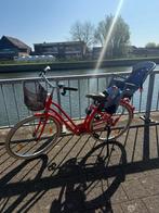 Btwinfiets met kinderstoel, Mandje, Gebruikt, 1 zitje, Ophalen