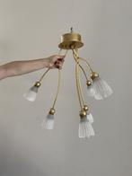 Italiaanse luster lamp plafondlamp Terzani, Huis en Inrichting, Gebruikt, Ophalen, Glas