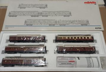 Kit Märklin 42754 CIWL Orient Express, Enlèvement ou Envoi, Courant alternatif, Comme neuf, Set de Trains