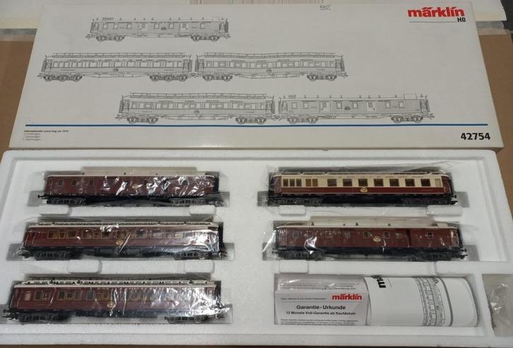 Kit Märklin 42754 CIWL Orient Express, Hobby & Loisirs créatifs, Trains miniatures | HO, Comme neuf, Set de Trains, Märklin, Enlèvement ou Envoi