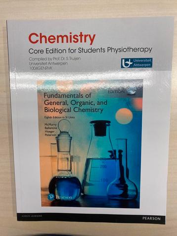 Chemistry: fundamentals of general, organic … + tabel, Enlèvement, Comme neuf