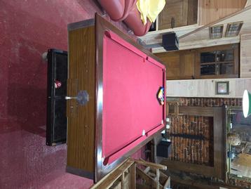 Billard de café, Sport en Fitness, Biljarten en Poolen, Ophalen, Zo goed als nieuw, Biljarttafel