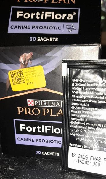 Purina Pro Plan FortiFlora (Canine Probiotic) beschikbaar voor biedingen