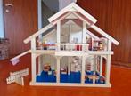 Houten poppenhuis + meubels, Enlèvement, Maison de poupées