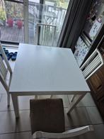 Eettafel en stoel, Huis en Inrichting, Tafels | Eettafels, Ophalen, Gebruikt, 50 tot 100 cm, Vijf personen of meer