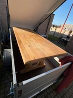 Rustieke houten tafel 220Lx90Bx78H, Huis en Inrichting, Tafels | Eettafels, Ophalen, Gebruikt, Rustiek, Eikenhout