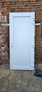porte pvc serrure 3 points avec clé, Doe-het-zelf en Bouw, Deuren en Vliegenramen, Kunststof, Gebruikt, 80 tot 100 cm, Buitendeur