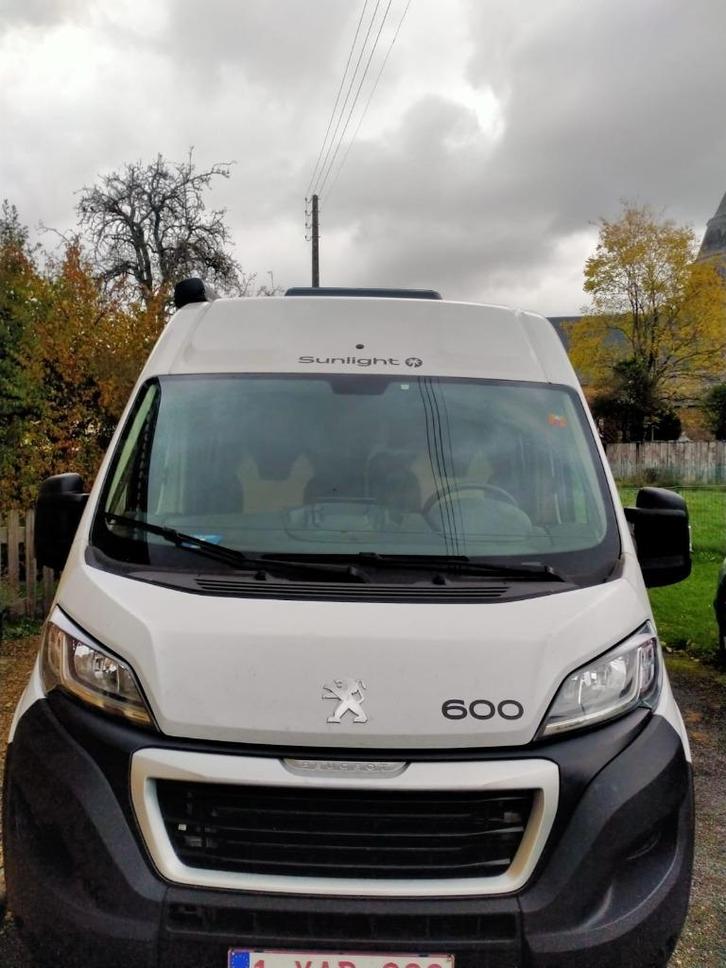 Mobilhome Sunlight  Cliff600/ peugeot, Caravans en Kamperen, Mobilhomes, Particulier, tot en met 2, Buscamper of Camperbus, Sunlight