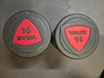 Ziva dumbells 16 kg, Sport en Fitness, Fitnessmaterialen, Ophalen, Zo goed als nieuw