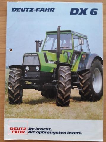 Folder Deutz-Fahr DX 6 beschikbaar voor biedingen