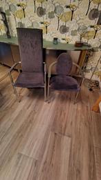 stoel belgo chroom, Huis en Inrichting, Ophalen, 50 tot 75 cm, 50 tot 100 cm, Zo goed als nieuw