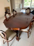 Prachtige tafel met stoelen, dringend weg, Maison & Meubles, Tables | Tables à manger, Antieke, Cerisier, Ovale, Enlèvement
