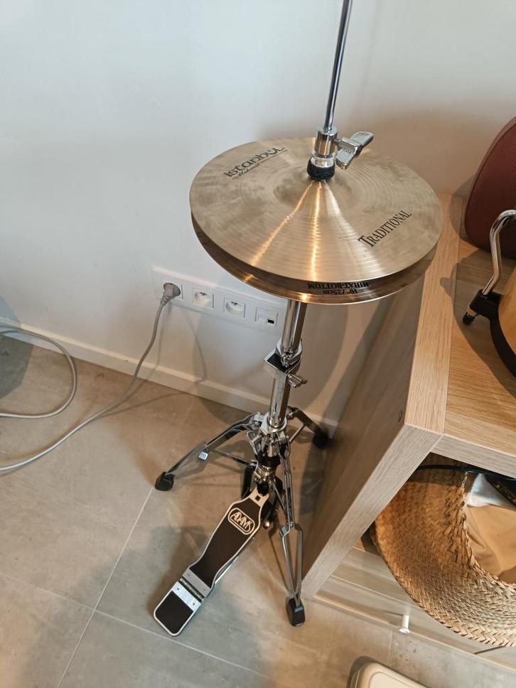 Hi-hat 10" + statief, Muziek en Instrumenten, Drumstellen en Slagwerk, Nieuw, Overige merken, Ophalen