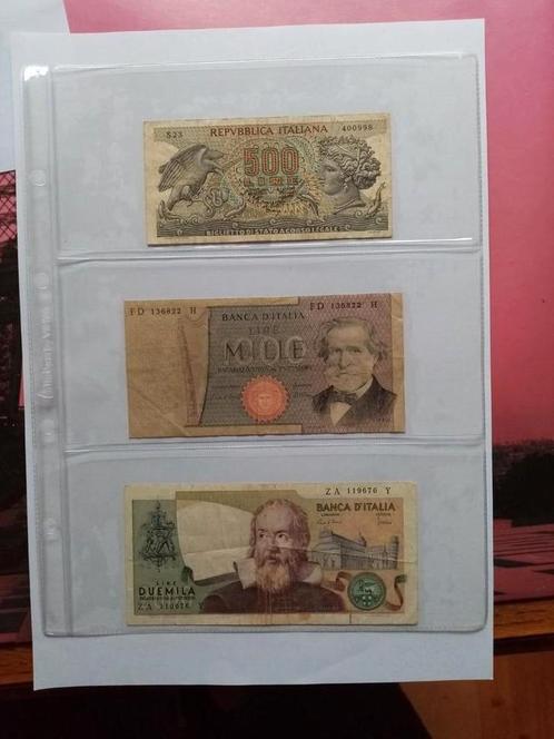 Mooie oude bankbiljetten Italië., Timbres & Monnaies, Billets de banque | Europe | Billets non-euro, Italie, Enlèvement ou Envoi