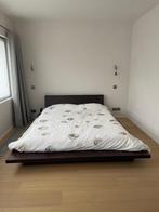 bed 160x200 auping, Ophalen, Gebruikt, Bruin, Tweepersoons