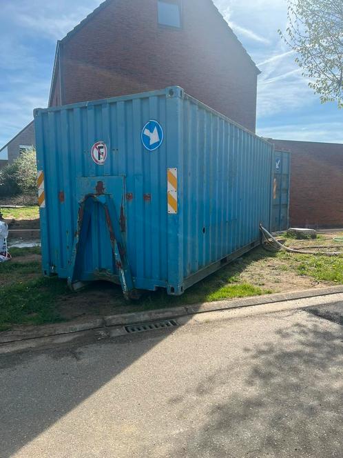 Werfcontainer incl. materiaal ingericht  voor pleisterwerken, Zakelijke goederen, Machines en Bouw | Keten en Containers, Ophalen