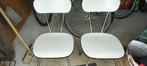 Formica stoelen - prijs voor beide stoelen., Huis en Inrichting, Ophalen, Gebruikt, Twee, Wit