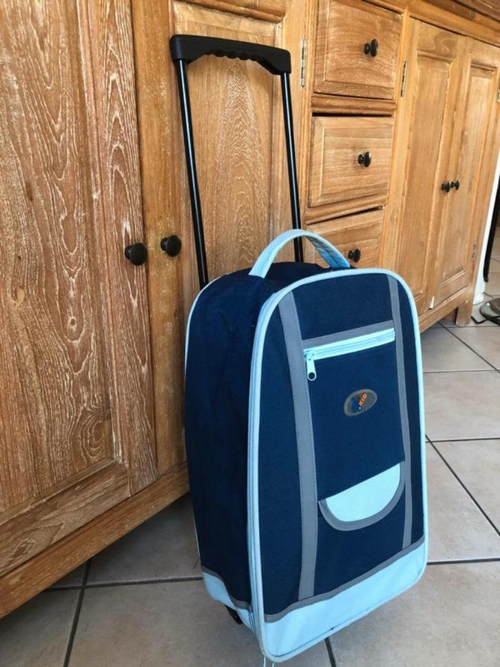 Cartable Trolley, Bijoux, Sacs & Beauté, Sacs | Cartables, Utilisé, Autres types, Bleu, Enlèvement ou Envoi