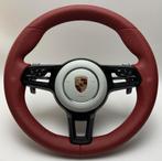 Volant Porsche en cuir rouge, retouche sportive complète pdk, Enlèvement ou Envoi, Neuf, Porsche