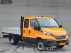 Iveco Daily 35C21 3.0 210PK 2025model Dubbel Cabine Open laa, Auto's, Stof, Euro 6, Iveco, 7 zetels