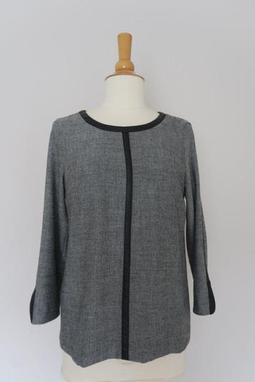 Top/blouse grijs/zwart - Xandres - M 34