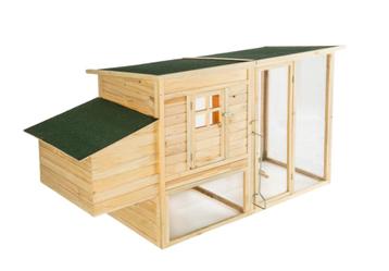 Poulailler 1m98x75cmx1m poule coq Pondoir Neuf disponible aux enchères