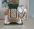 Vietnam handbeschilderd olifanten beeldje. Keramiek, vintage, Ophalen of Verzenden, Gebruikt, Dier