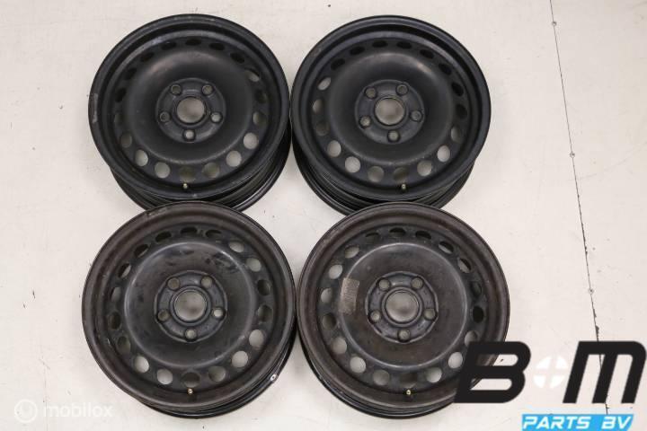 Org 15 inch stalen velgen VW Golf 5 / Touran 1K0601027T, Auto-onderdelen, Banden en Velgen, Velg(en), Gebruikt