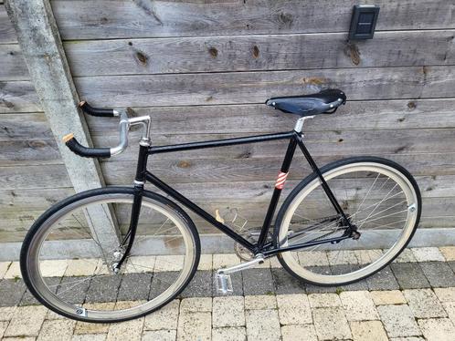 koersfiets single speed, Fietsen en Brommers, Fietsen | Racefietsen, Gebruikt, Gazelle, Minder dan 10 versnellingen, 28 inch, Staal
