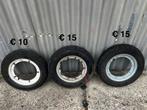 Classic vespa wielen (10 inch), Motoren, Ophalen, Gebruikt