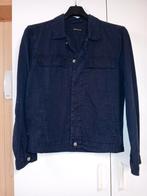 Katoen - linnen blazer - jacket 48 / 50, Kleding | Heren, Gedragen, Maat 48/50 (M), Blauw, Marc Bellini