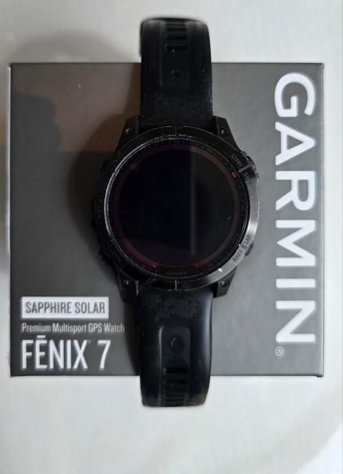Te koop: Garmin Fenix 7 Sapphire Solar Edition 47mm, Handtassen en Accessoires, Sporthorloges, Gebruikt, GPS, Hartslag, Slaap