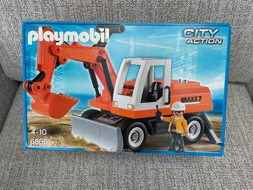 PLAYMOBIL Sleepgraver met verstelbaar blad - 6860, Kinderen en Baby's, Speelgoed | Playmobil, Zo goed als nieuw, Complete set