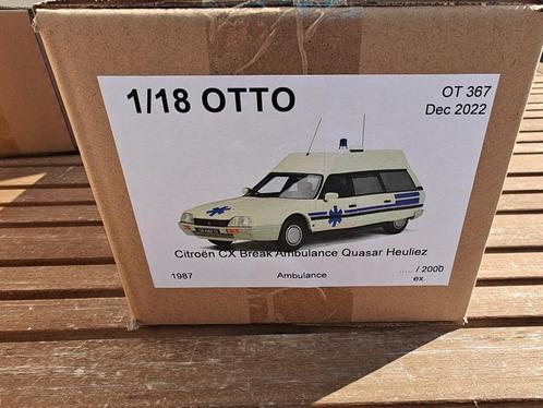 Otto OT367 Citroën CX Break Ambulance 1987, Hobby en Vrije tijd, Modelauto's | 1:18, Nieuw, Auto, OttOMobile, Ophalen of Verzenden