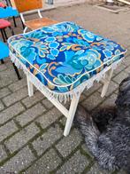 Retro voetbank zitbank, Huis en Inrichting, Ophalen, Zo goed als nieuw