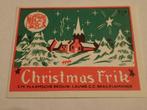 oud bieretiket Christmas Frik lauwe, Ophalen of Verzenden, Zo goed als nieuw, Overige typen, Overige merken