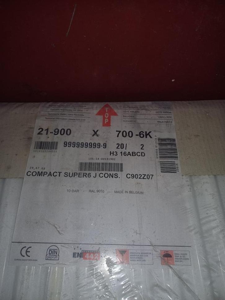 Radiatoren - 2 stuks, Doe-het-zelf en Bouw, Verwarming en Radiatoren, Nieuw, Radiator, 800 watt of meer, Ophalen