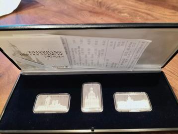 3x 1 oz Degussa zilver beschikbaar voor biedingen