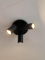 Zwarte plafondlamp met 3 spotjes, Ophalen, Zo goed als nieuw