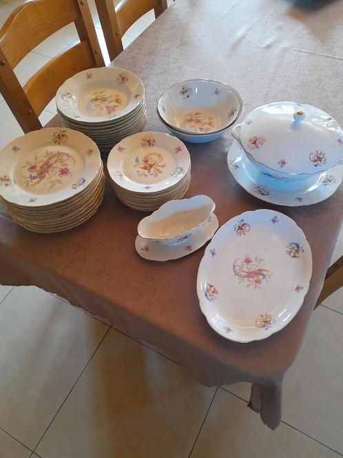 Diadeem Bareuther vintage porseleinen dinerset, Antiek en Kunst, Antiek | Servies compleet, Ophalen