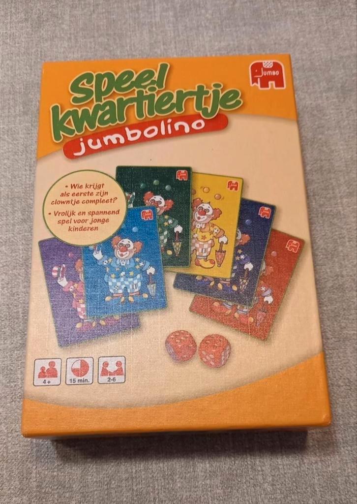 Compact kinderspel Jumbolino - Jumbo, Hobby en Vrije tijd, Gezelschapsspellen | Kaartspellen, Zo goed als nieuw, Ophalen of Verzenden