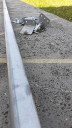 Schuifdeurrail, Ophalen, Zo goed als nieuw, Metaal, Schuifpui