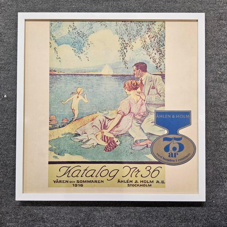 Zweedse art nouveau posters åhlen & Holm warenhuis catalogus, Verzamelen, Merken en Reclamevoorwerpen, Zo goed als nieuw, Overige typen