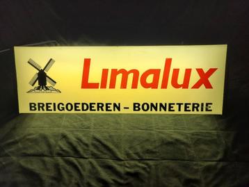 Limalux vintage reclamelichtbord 