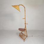 Staande bamboe lamp, jaren 50, Ophalen of Verzenden