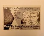 Vintage - vloeipapier - buvard - de volksverzekering, Collections, Enlèvement ou Envoi
