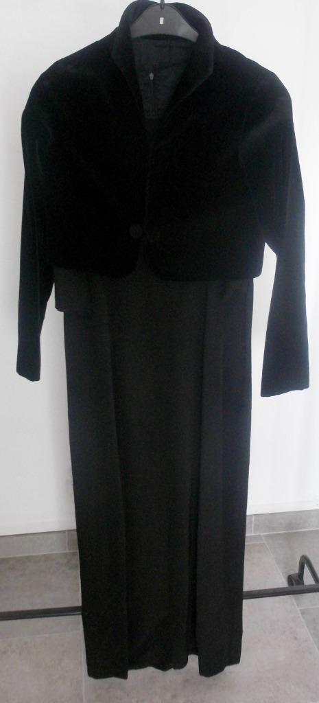 Superbe Robe Noire & Veste  Taille : 36, Vêtements | Femmes, Robes, Comme neuf, Taille 36 (S), Noir, Sous le genou, Enlèvement ou Envoi