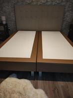 Boxspring gratis, hoofdbord €100, Ophalen, Overige kleuren, Tweepersoons, Zo goed als nieuw