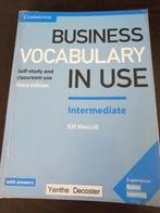 Business vocabulary in use - intermediate, Livres, Livres d'étude & Cours, Bill Mascull, Enlèvement, Utilisé, Enseignement supérieur