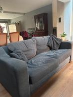 Grijze zetel, 2zits maar plaats voor 3 personen, Huis en Inrichting, Ophalen, Gebruikt, 150 tot 200 cm, Driepersoons